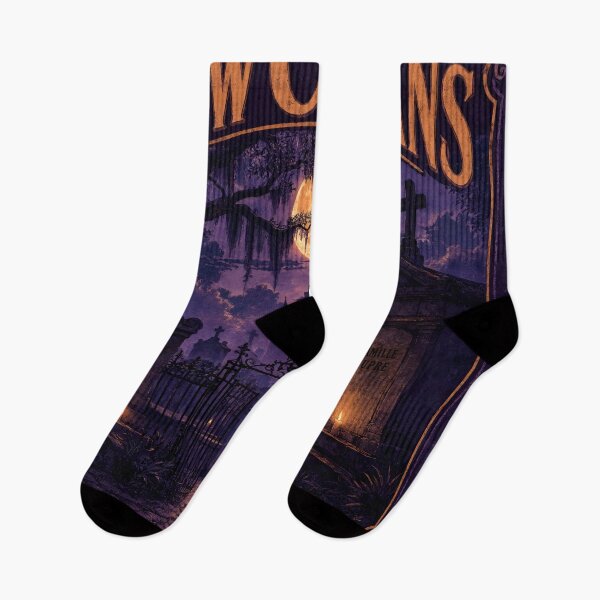 Item preview, New Orleans Louisiana Vintage Halloween Haunted Cemetery designed and sold by JIGUWORLD.