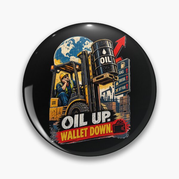 Item preview, Oil Up Wallet Down Forklift designed and sold by RetroNibylander.