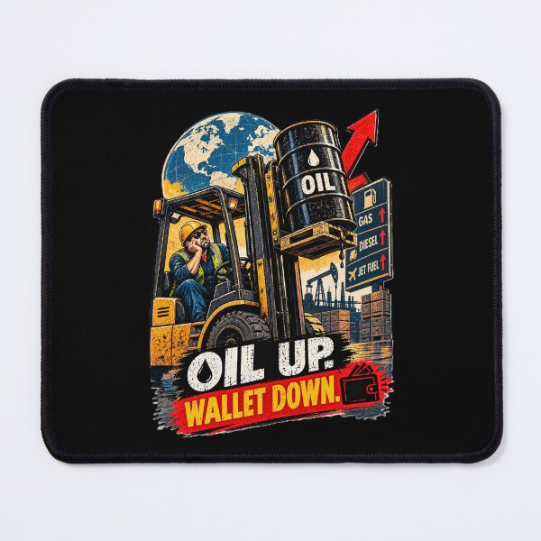 Item preview, Oil Up Wallet Down Forklift designed and sold by RetroNibylander.
