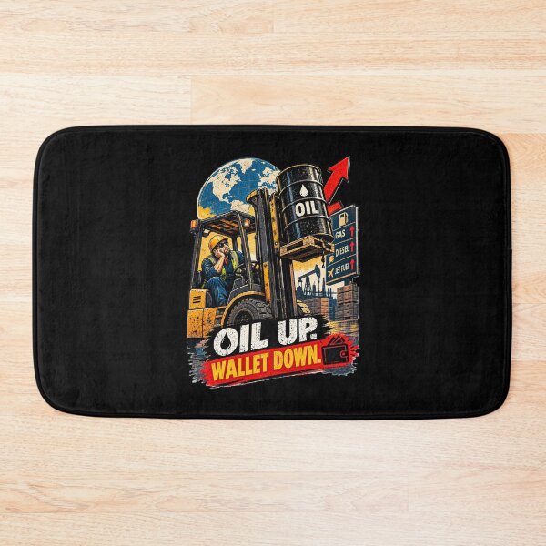 Item preview, Oil Up Wallet Down Forklift designed and sold by RetroNibylander.