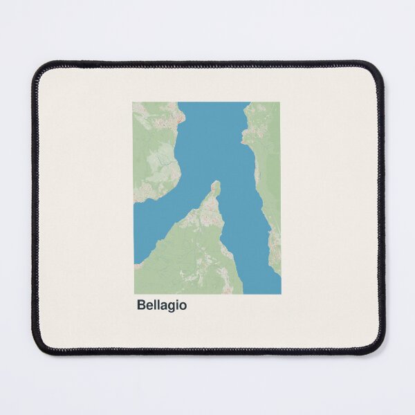 Artikelvorschau, Bellagio minimalistische Kartenkunst entworfen und verkauft von MapsNerd.