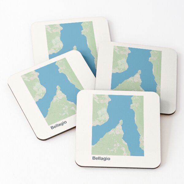 Item preview, Bellagio Minimalistic Map Art designed and sold by MapsNerd.