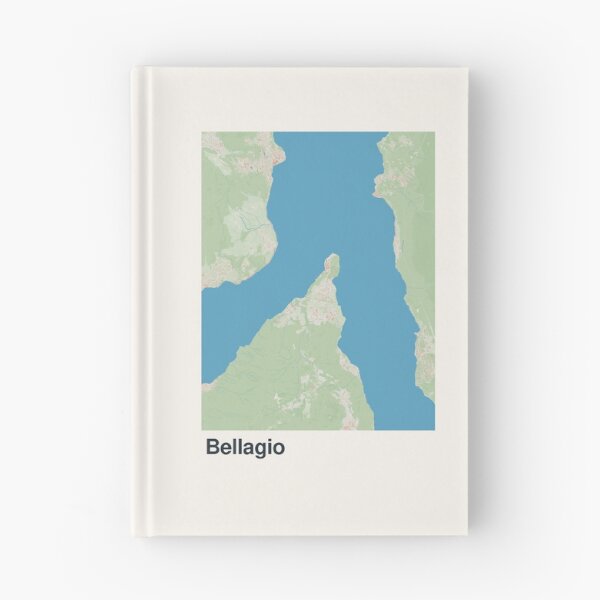 Artikelvorschau, Bellagio minimalistische Kartenkunst entworfen und verkauft von MapsNerd.
