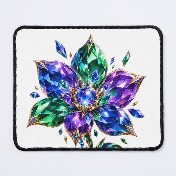Item preview, Multicolored Crystal Flower designed and sold by Otakunited.