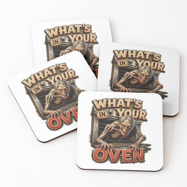 Item preview, What's In Your Oven Funny Halloween Zombie Design designed and sold by Wilcox PhotoArt.