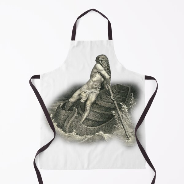 Item preview, The Infernal Boatman – Gustave Doré Engraving designed and sold by Fallen Fenris.