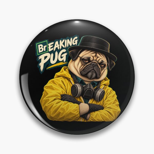 Item preview, Breaking Pug Funny Science Dog designed and sold by ArtikaCreative.
