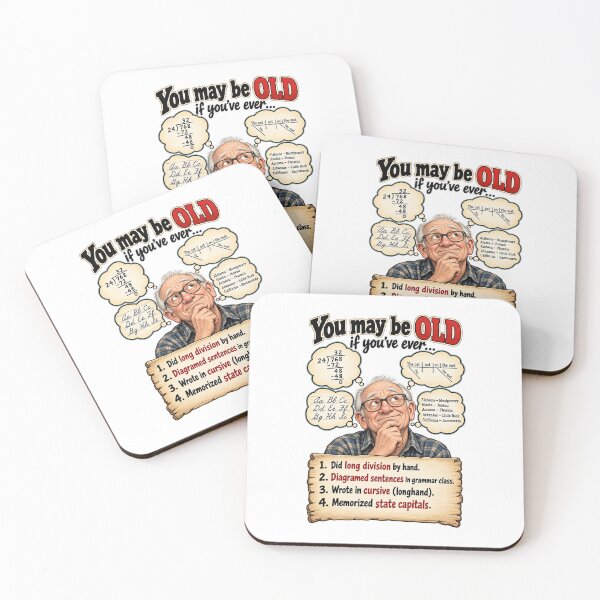 Item preview, You May Be Old If You’ve Ever – Funny Things We Used to Learn designed and sold by PeanutGalSean.