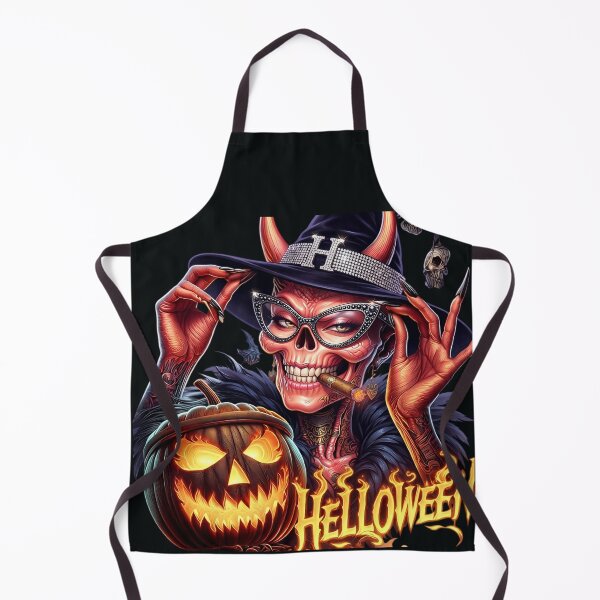 Item preview, Halloween She Devil Cigar Witch Pumpkin designed and sold by Voodoo Store Paranormal Collections.