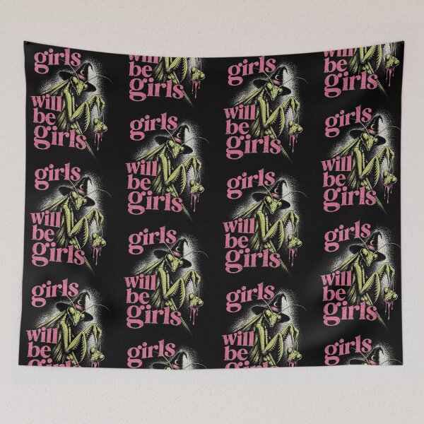 Item preview, Girls Will Be Girls Praying Mantis Witchcore Humor designed and sold by thefirstbroo.