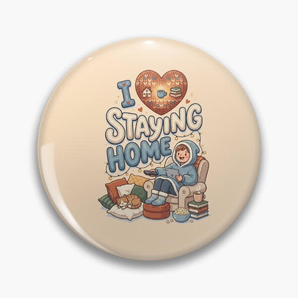 Item preview, I Love Staying Home  designed and sold by Itsheartshop.