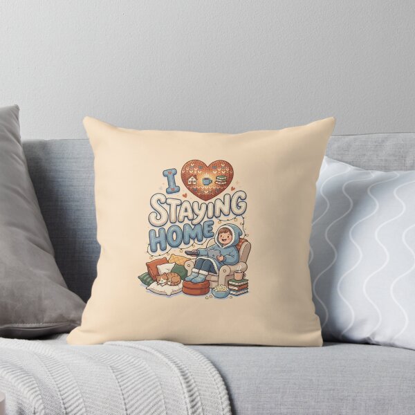 Item preview, I Love Staying Home  designed and sold by Itsheartshop.