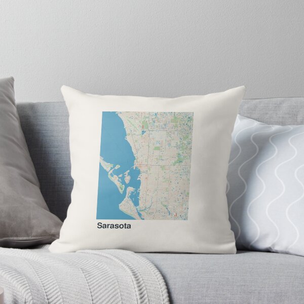 Item preview, Sarasota Minimalistic Map Art designed and sold by MapsNerd.
