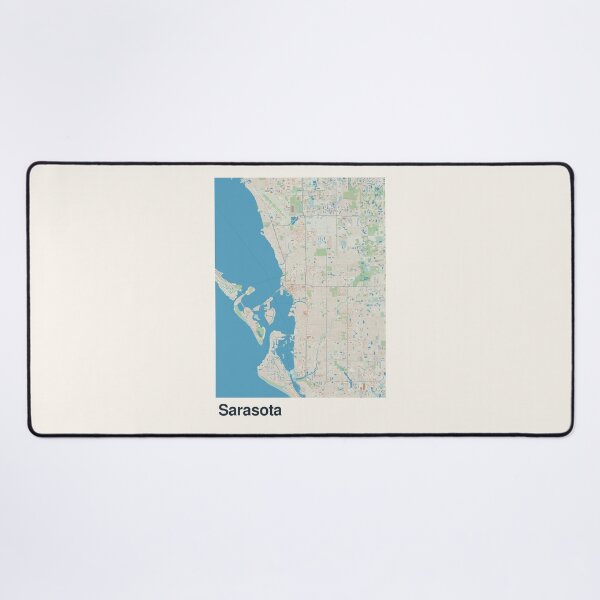 Item preview, Sarasota Minimalistic Map Art designed and sold by MapsNerd.
