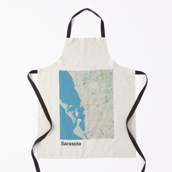 Item preview, Sarasota Minimalistic Map Art designed and sold by MapsNerd.