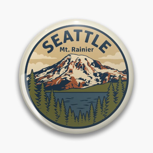 Item preview, Vintage Mt Rainier Mountain designed and sold by Travelpeak.