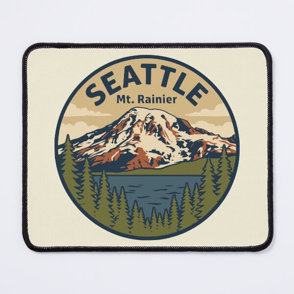 Item preview, Vintage Mt Rainier Mountain designed and sold by Travelpeak.
