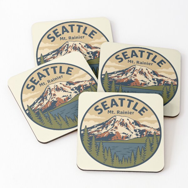 Item preview, Vintage Mt Rainier Mountain designed and sold by Travelpeak.