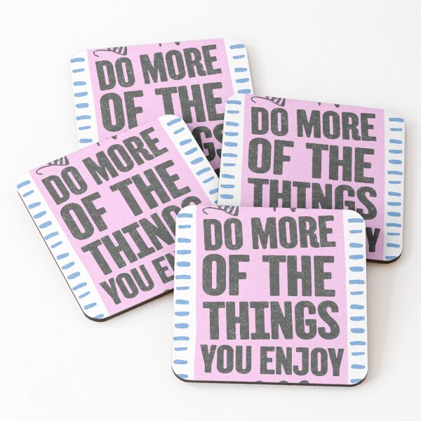Item preview, Do More Of The Things You Enjoy Motivational Inspiration Self Care Mindfulness designed and sold by NeedForParks.
