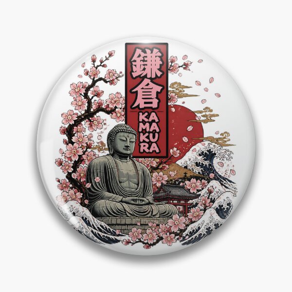 Item preview, Kamakura Japan Vintage Travel Tourism designed and sold by TravelersGems.