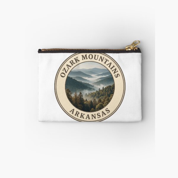 Item preview, Ozark Mountains Arkansas Vintage Mountain Nature Badge designed and sold by CKaracaCrafted.