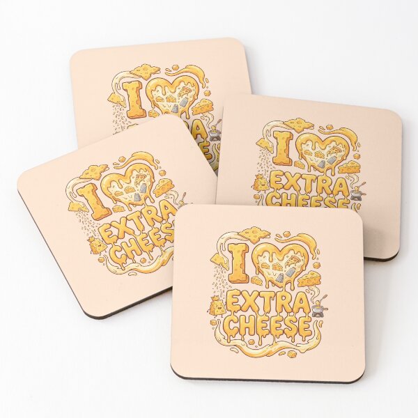 Item preview, I Love Extra Cheese designed and sold by Itsheartshop.