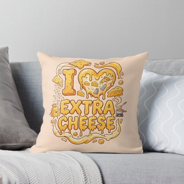 Item preview, I Love Extra Cheese designed and sold by Itsheartshop.