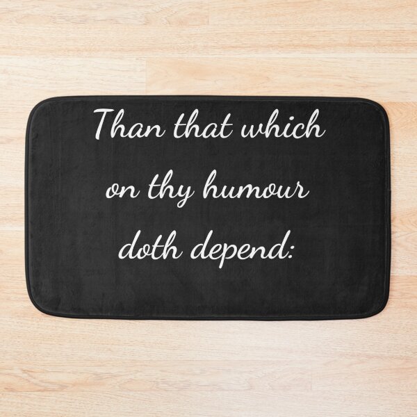 Item preview, “Than that which on thy humour doth depend:”- handwriting white designed and sold by ariksworld.
