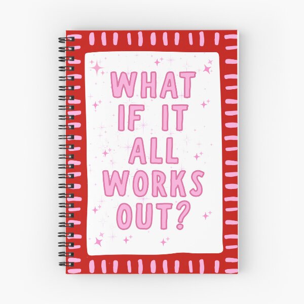Item preview, What If It All Works Out? Optimist Motivation Manifestation Quote designed and sold by NeedForParks.