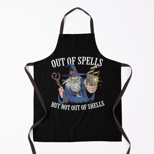 Item preview, Out of Spells Wizard Shell Pun Fantasy Magic designed and sold by thefirstbroo.