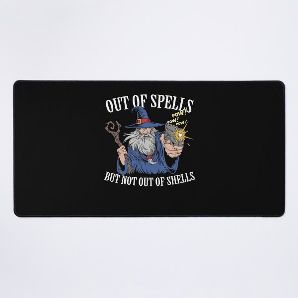 Item preview, Out of Spells Wizard Shell Pun Fantasy Magic designed and sold by thefirstbroo.