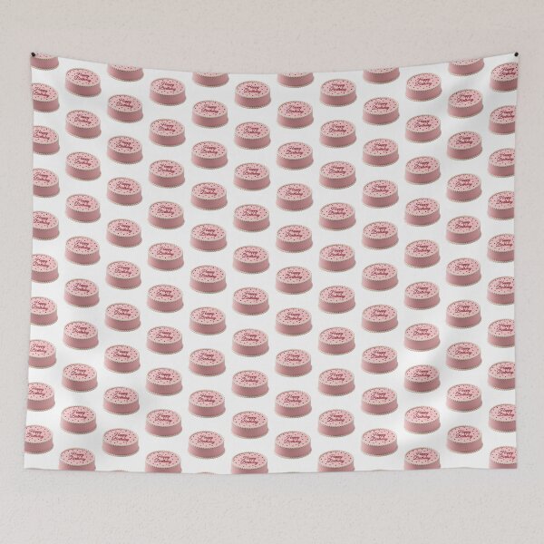 Item preview, Sweet Pink Round Birthday Cake designed and sold by deisgnsbyshane.