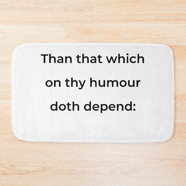 Item preview, “Than that which on thy humour doth depend:” - print black designed and sold by ariksworld.