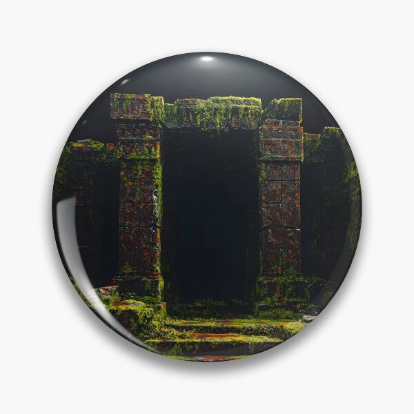 Item preview, Renderizado 3D de Ruinas Antiguas Cubiertas De Musgo, Verde designed and sold by Checho30.