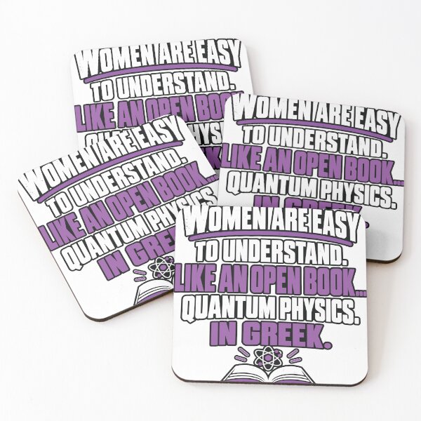 Item preview, Understanding Women: Quantum Physics in Greek designed and sold by PRINTIONAL.