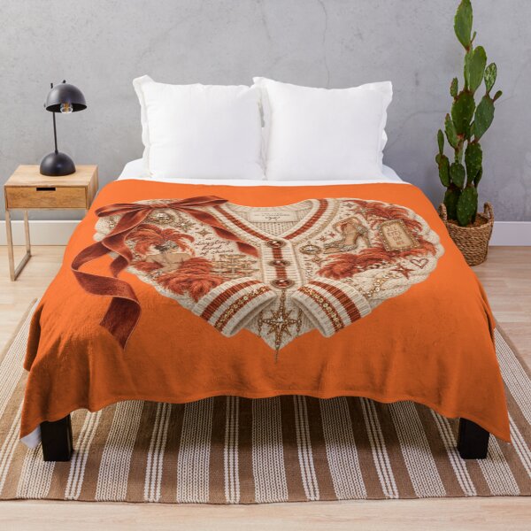 Item preview, Cárdigan de la colección Heart - Taylor Swift Life of a Showgirl Lazo naranja designed and sold by taylorvinyls.