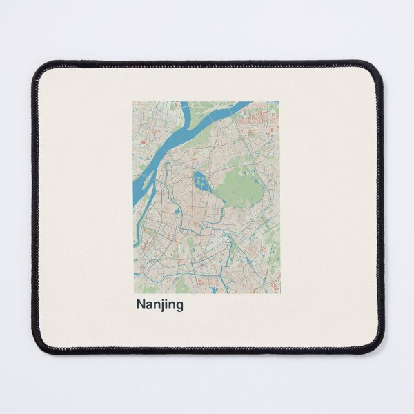 Item preview, Nanjing Minimalistic Map Art designed and sold by MapsNerd.