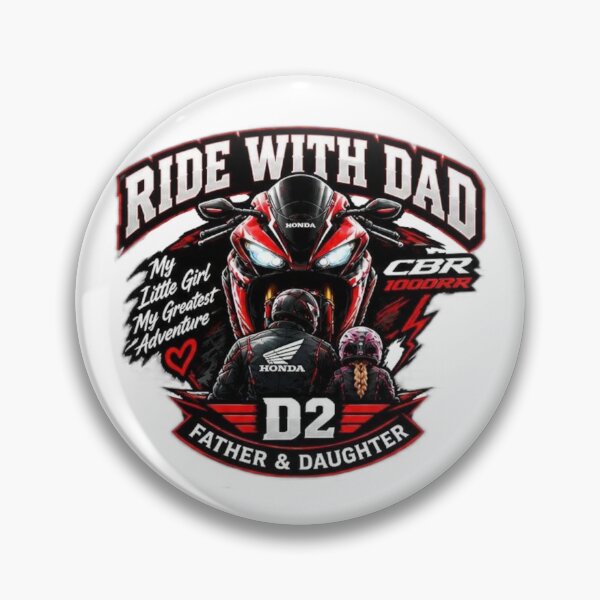 Item preview, Father & Daughter Motorcycle Bond – Motorcycle Dad & Daughter designed and sold by Bocianessco.