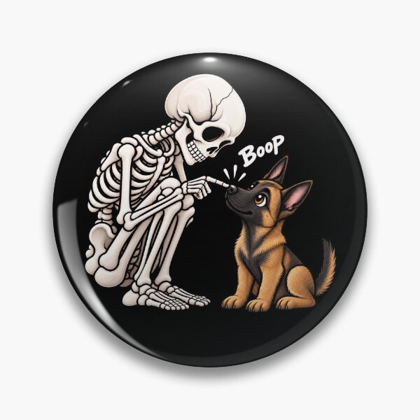 Item preview, Funny Skeleton Belgian Malinois Dog Boop Halloween Design Mom Dad designed and sold by rafaeltto.