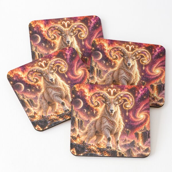 Item preview, Majestic Aries Zodiac Ram Fantasy Art  designed and sold by knuppify.