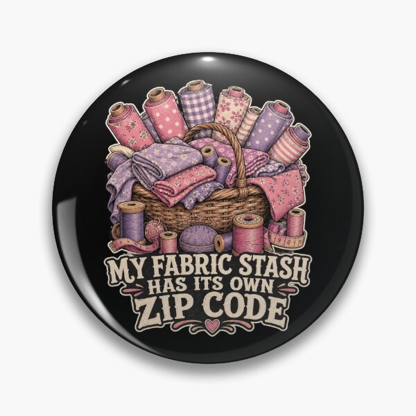 Item preview, My Fabric Stash Has Its Own Zip Code Shirt, Funny Sewing T-Shirt, Crafting Humor Tee, Funny Quilter Gift Shirt, Vintage Craft Room Graphic designed and sold by TshirtsLabs.
