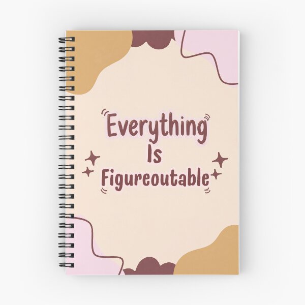 Item preview, Everything Is Figureoutable Motivational Quote Growth Mindset designed and sold by NeedForParks.