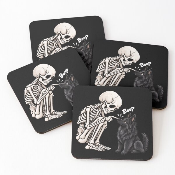 Item preview, Funny Skeleton Belgian Sheepdog Boop Halloween Design Mom Dad designed and sold by rafaeltto.