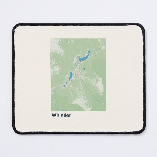 Item preview, Whistler Minimalistic Map Art designed and sold by MapsNerd.