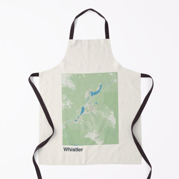 Item preview, Whistler Minimalistic Map Art designed and sold by MapsNerd.