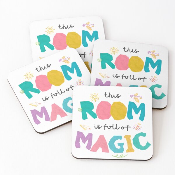 Item preview, This Room Is Full Of Magic Nursery Decor Kids Room Imagination Parents designed and sold by NeedForParks.