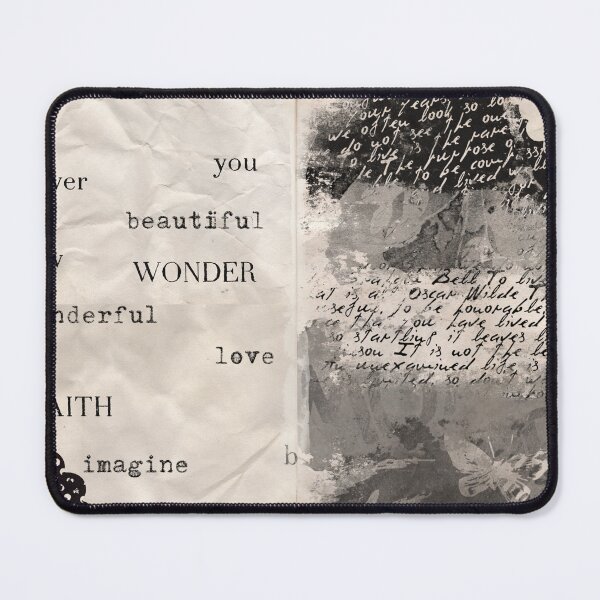 Item preview, Black and Tan Layered Collage Page designed and sold by PapercutandSuch.