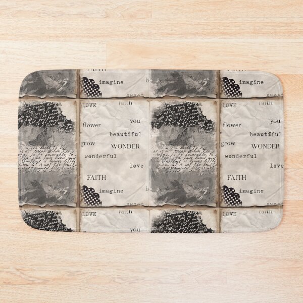 Item preview, Black and Tan Layered Collage Page designed and sold by PapercutandSuch.