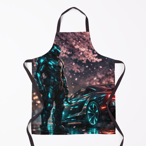 Item preview, Neon Cherry Blossom City Night | Futuristic Japanese Cityscape Illustration | Dreamy Sakura Lights & Cyberpunk Wall Art designed and sold by PaintedPixels01.