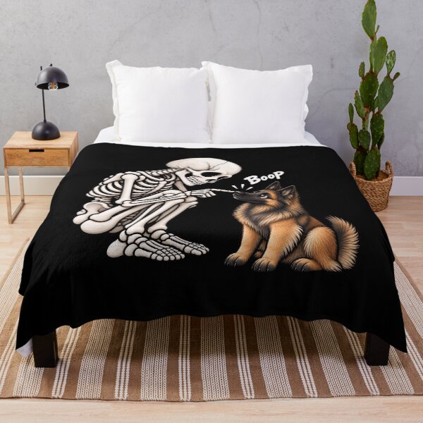 Item preview, Funny Skeleton Belgian Tervuren Dog Boop Halloween Design Mom Dad designed and sold by rafaeltto.